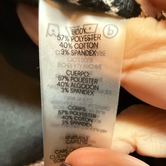 Calvin Klein Open Front Black & White Houndstooth Jacket. Size Small. EUC - Picture 11 of 11